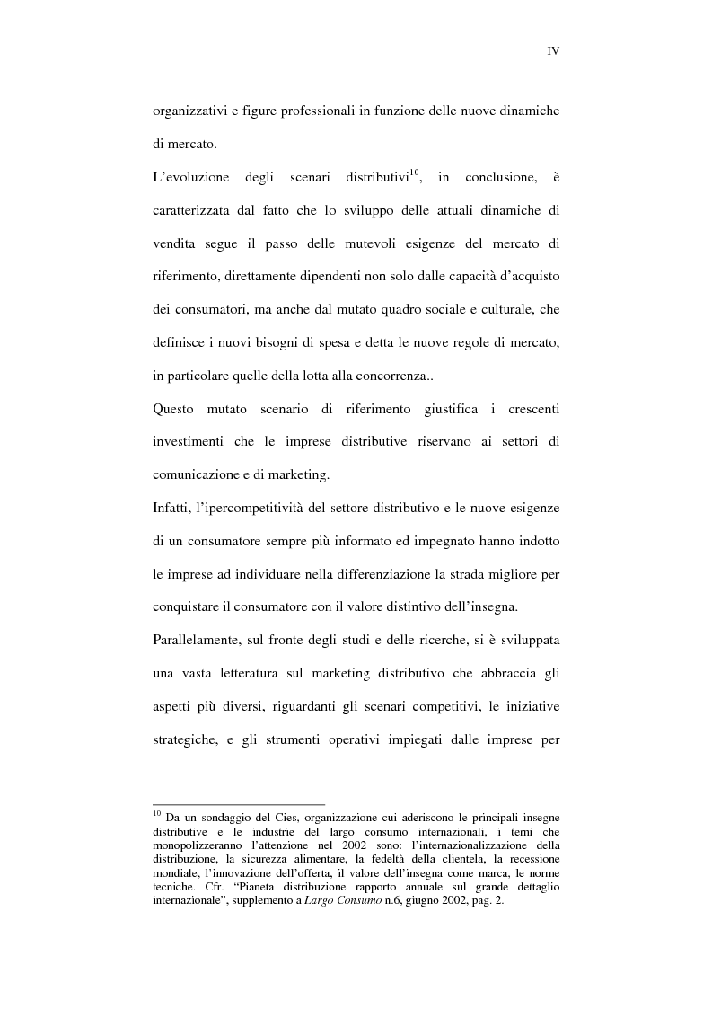 Anteprima della tesi: Il ruolo della comunicazione nelle aziende della distribuzione organizzata. Un manuale operativo per gli addetti alle filiali di vendita Despar in Campania., Pagina 4