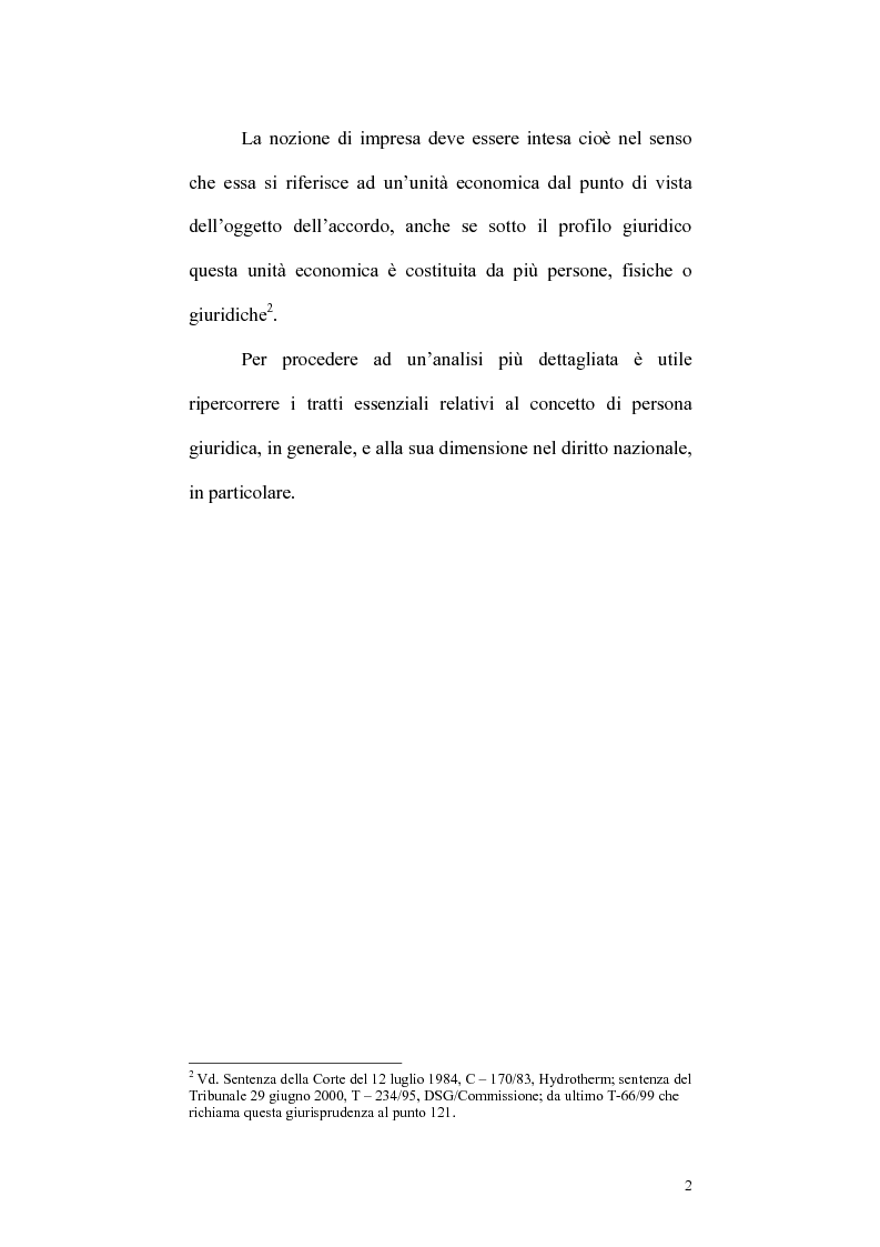 Anteprima della tesi: Concorrenza nel settore dei trasporti e concetto di unità economica nel diritto dell'Unione Europea, Pagina 2