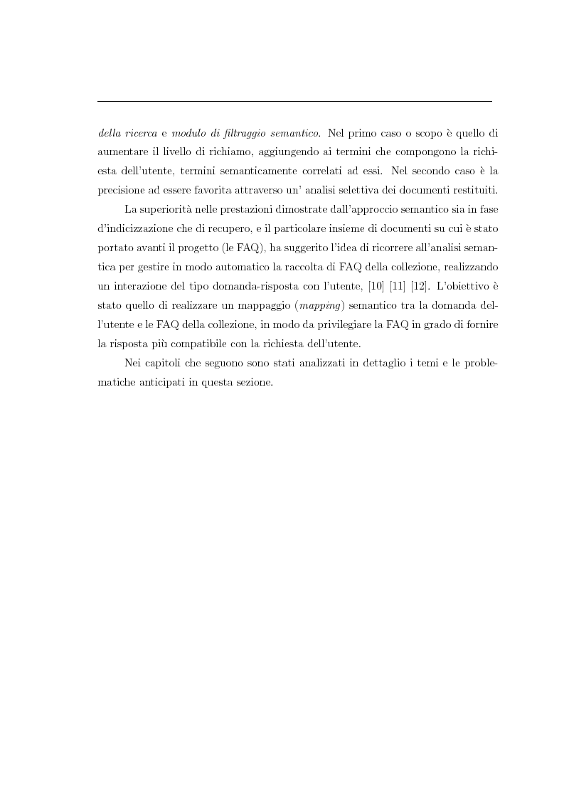 Anteprima della tesi: Analisi della semantica latente per la consultazione automatica di moduli domanda-risposta, Pagina 3