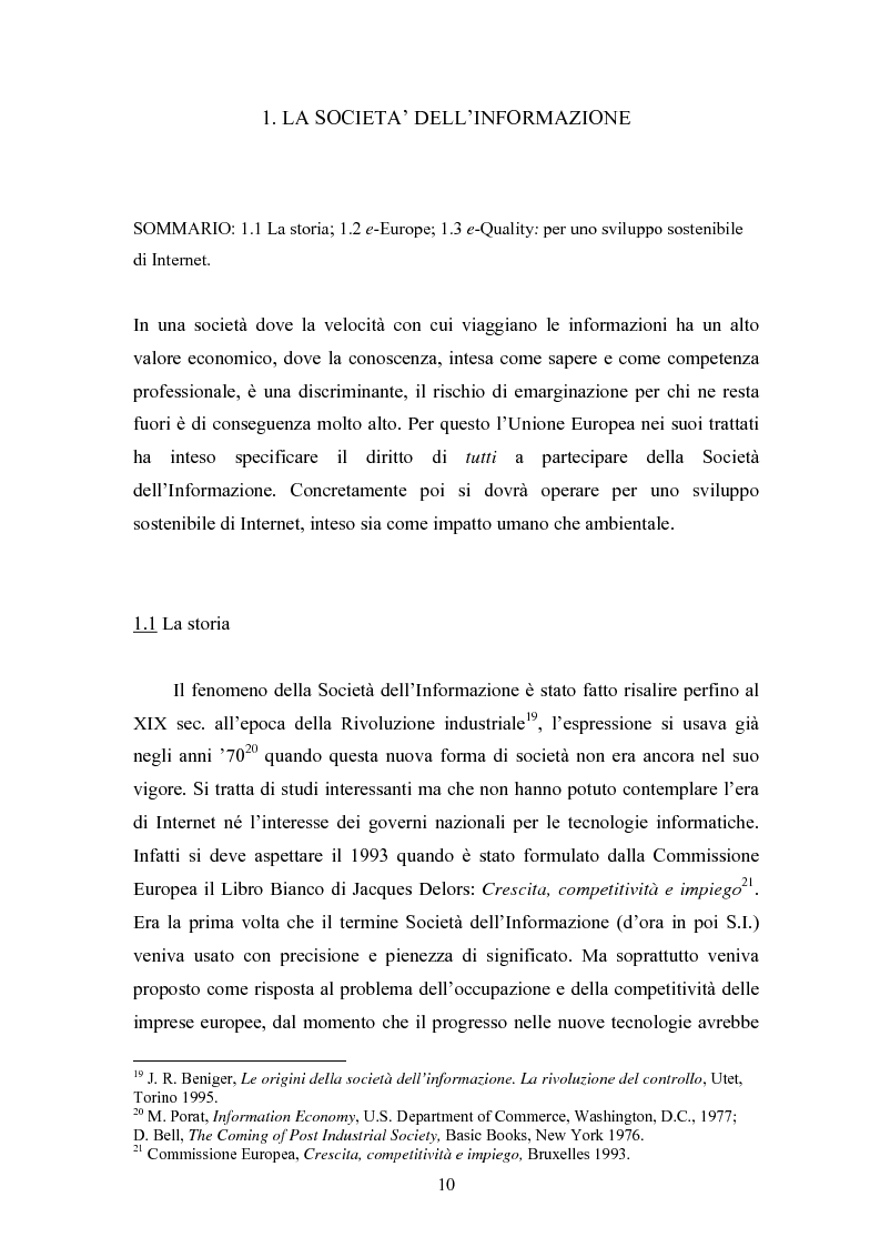 Anteprima della tesi: La società e i nuovi media: il ruolo di intermediazione della Pubblica Amministrazione in rete. Il caso Basilicata, Pagina 5