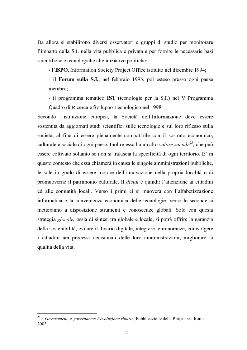 Anteprima della tesi: La società e i nuovi media: il ruolo di intermediazione della Pubblica Amministrazione in rete. Il caso Basilicata, Pagina 7
