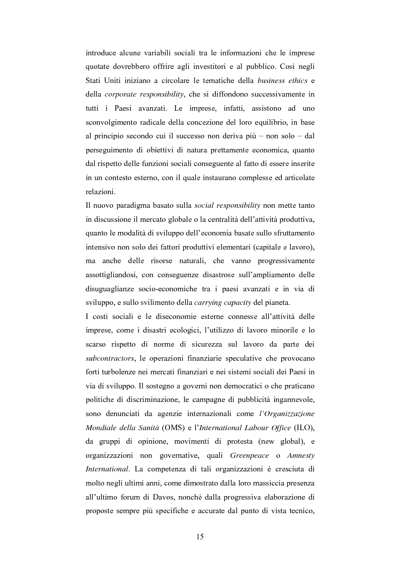 Anteprima della tesi: La responsabilità sociale d'impresa: accountability e modelli di rendicontazione, Pagina 12