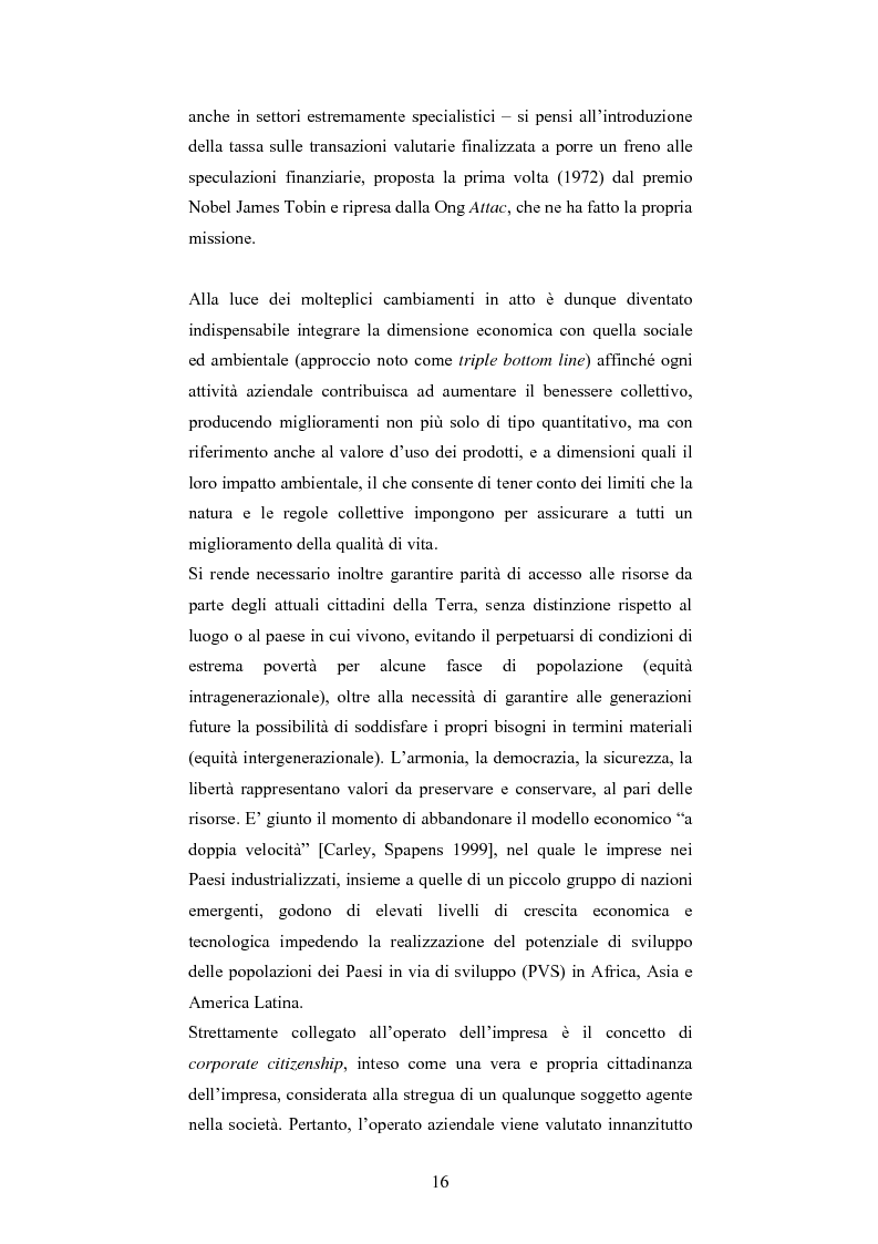 Anteprima della tesi: La responsabilità sociale d'impresa: accountability e modelli di rendicontazione, Pagina 13