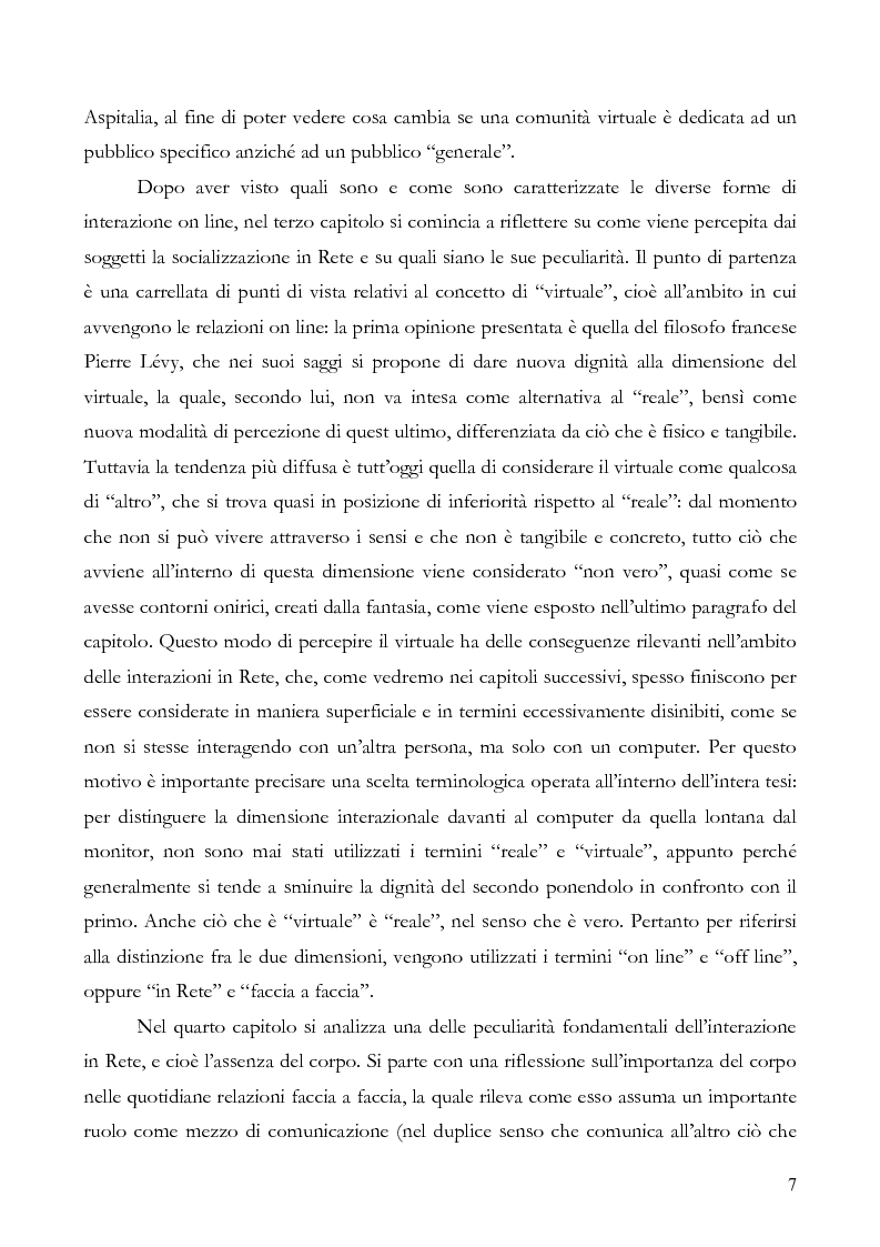Anteprima della tesi: L'interazione on line ieri, oggi e domani: aspetti tecnologici, sociologici e di business, Pagina 2