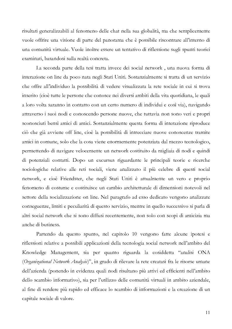 Anteprima della tesi: L'interazione on line ieri, oggi e domani: aspetti tecnologici, sociologici e di business, Pagina 6