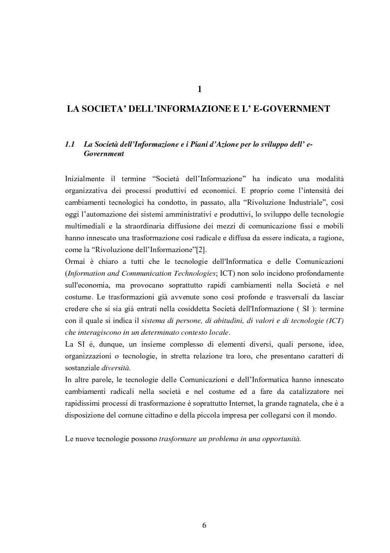 Anteprima della tesi: Un sistema di Knowledge Center per il supporto alle decisioni: un’applicazione rivolta alle Pubbliche Amministrazioni ed alle Piccole e Medie Imprese del Territorio, Pagina 3