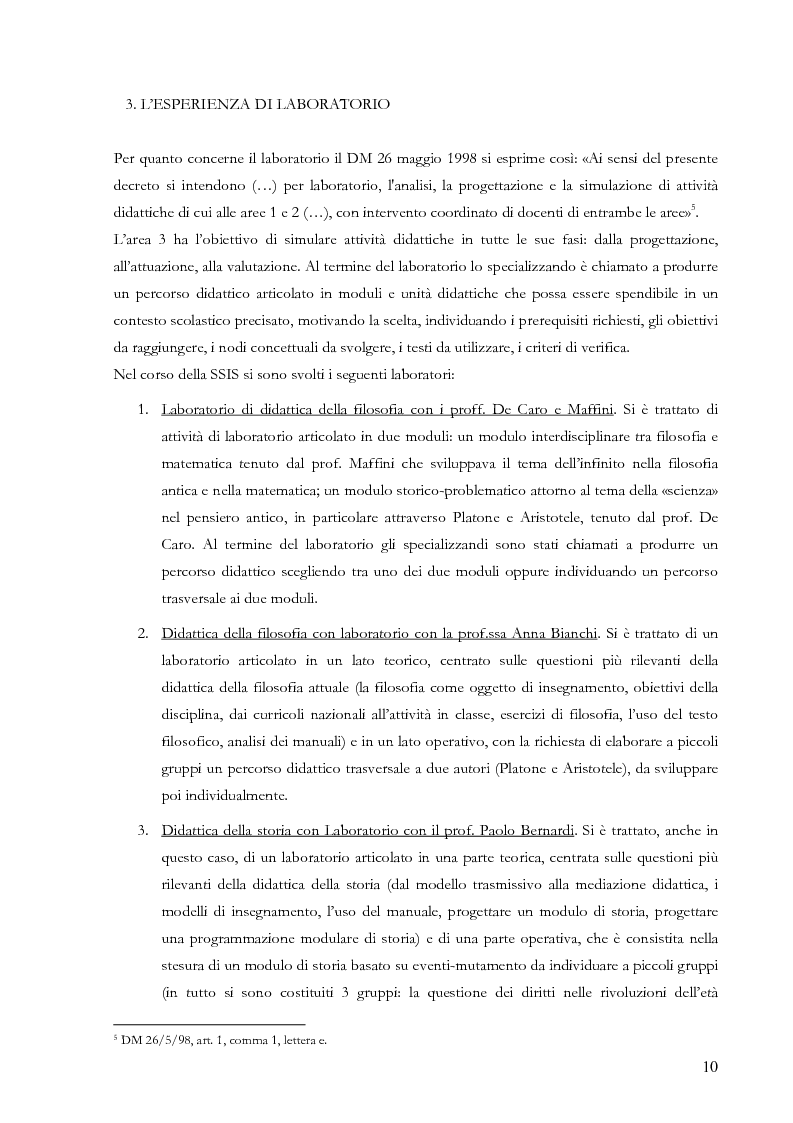 Anteprima della tesi: Proiezioni didattiche sul '900. Contemporaneità della filosofia tra Kant e Nietzsche, Pagina 7