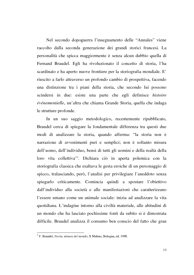 Anteprima della tesi: A tavola e a palazzo: i consumi degli Sforza Cesarini nel Settecento, Pagina 13