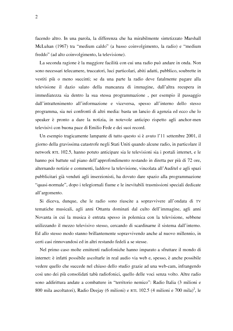 Anteprima della tesi: Il ruolo della televisione nella produzione e diffusione di musica in Italia, Pagina 2
