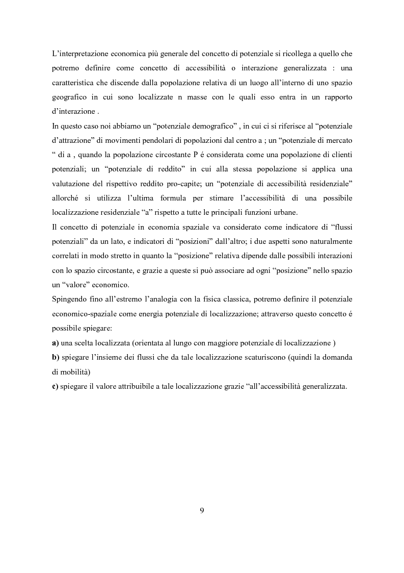 Anteprima della tesi: Sistemi economici territoriali: modelli teorici ed una applicazione empirica, Pagina 6