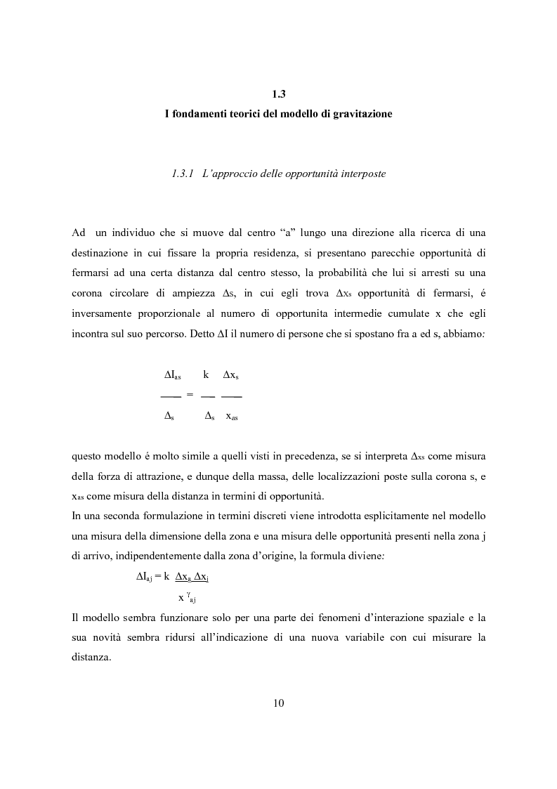 Anteprima della tesi: Sistemi economici territoriali: modelli teorici ed una applicazione empirica, Pagina 7
