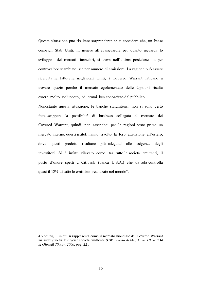 Anteprima della tesi: Daytraders vs Market Makers: tecniche di negoziazione nel mercato dei covered warrant, Pagina 16