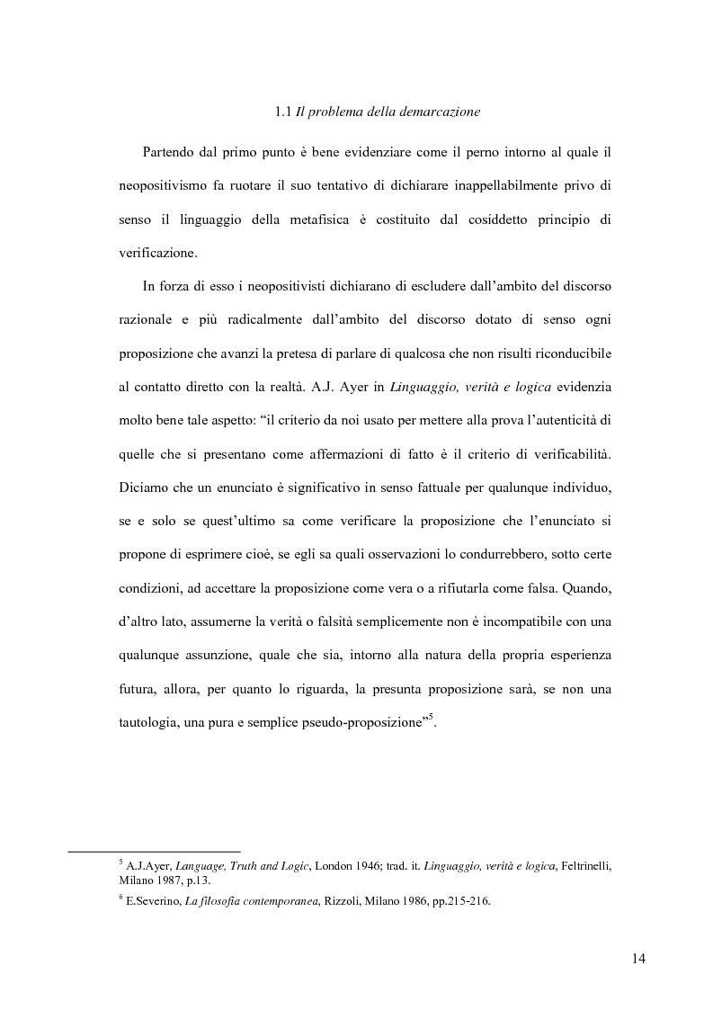 Anteprima della tesi: Oltre il neopositivismo e il relativismo: la proposta epistemologica di L. Laudan, Pagina 10