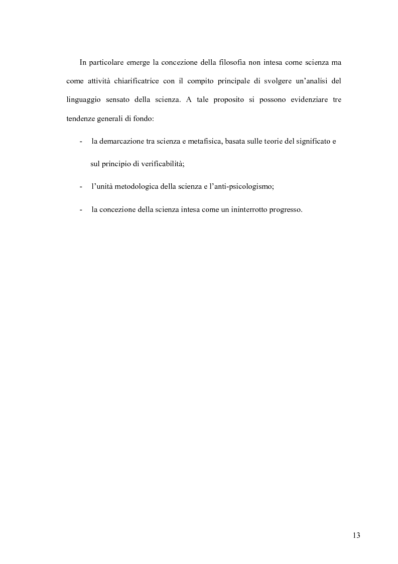 Anteprima della tesi: Oltre il neopositivismo e il relativismo: la proposta epistemologica di L. Laudan, Pagina 9