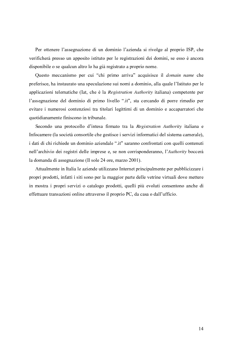 Anteprima della tesi: L'e-commerce nelle PMI del Friuli Venezia Giulia, Pagina 6