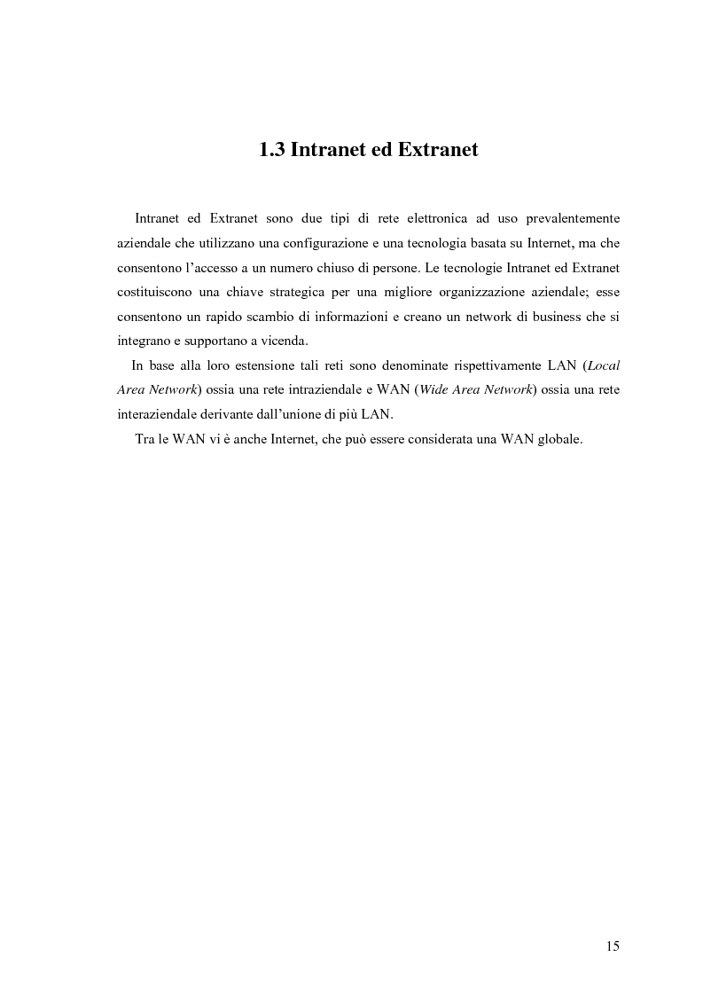 Anteprima della tesi: L'e-commerce nelle PMI del Friuli Venezia Giulia, Pagina 7