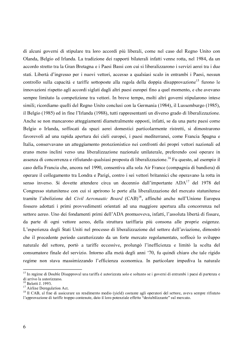 Anteprima della tesi: Strategie competitive nel settore aereo low-cost: casi a confronto, Pagina 9