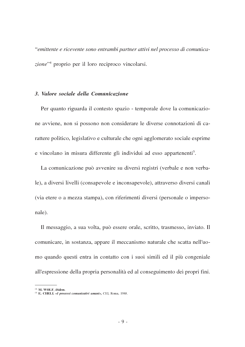 Anteprima della tesi: La Comunicazione politica. Modelli, linguaggi e sistema giuridico, Pagina 7