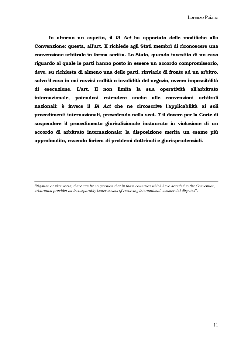 Anteprima della tesi: Arbitrato Internazionale Commerciale in Australia: problemi attuali, Pagina 7
