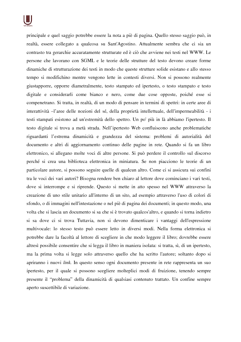 Anteprima della tesi: Valutazione delle risorse internet: il caso di William Shakespeare, Pagina 9