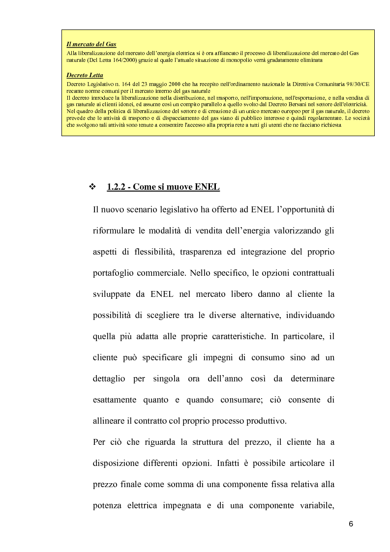 Anteprima della tesi: Definizione e sviluppo di servizi a valore aggiunto: il progetto Contatore Elettronico di Enel Distribuzione, Pagina 6