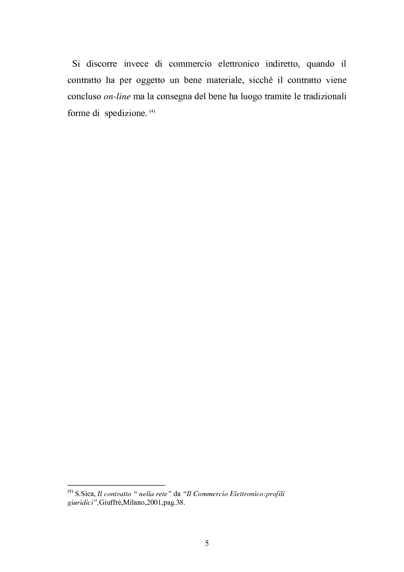 Anteprima della tesi: I contratti telematici e la tutela del consumatore, Pagina 4