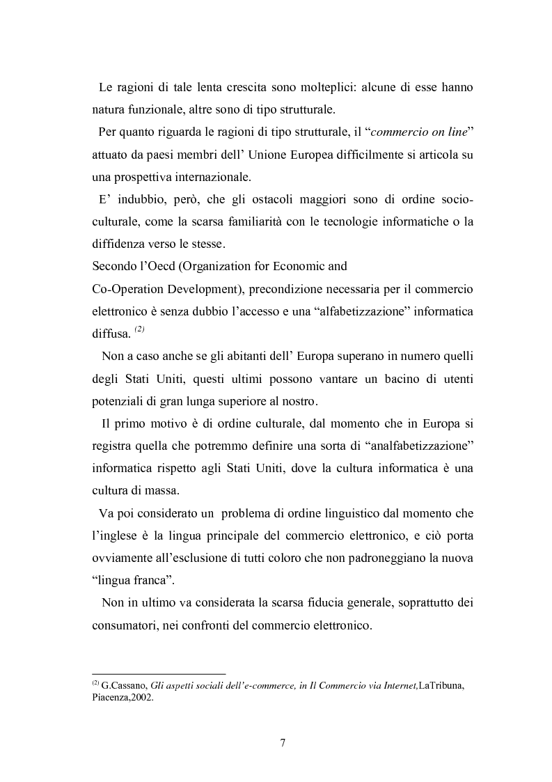 Anteprima della tesi: I contratti telematici e la tutela del consumatore, Pagina 6