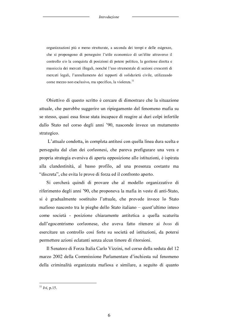 Anteprima della tesi: L'universo mafioso in Italia dal secondo dopoguerra ad oggi, Pagina 6