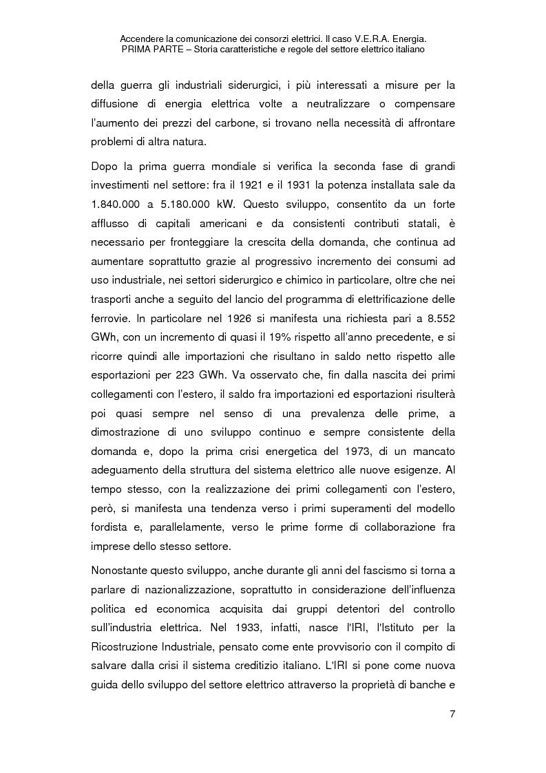 Anteprima della tesi: Accendere la comunicazione dei consorzi elettrici. Il caso V.E.R.A. Energia., Pagina 10