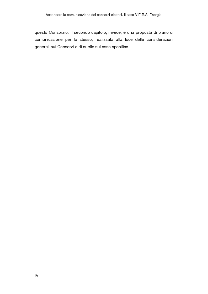 Anteprima della tesi: Accendere la comunicazione dei consorzi elettrici. Il caso V.E.R.A. Energia., Pagina 4