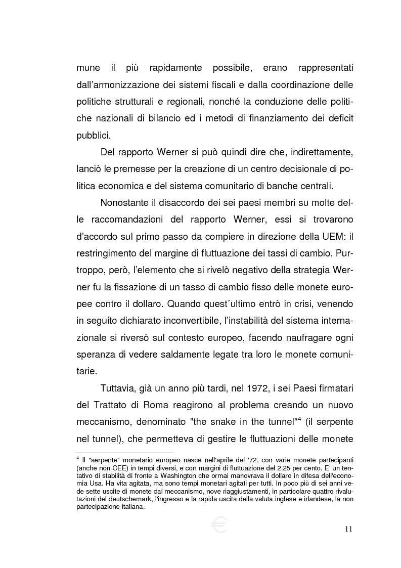 Anteprima della tesi: Attività economiche ed euro: l'incidenza della moneta unica sull'economia delle aziende, Pagina 10