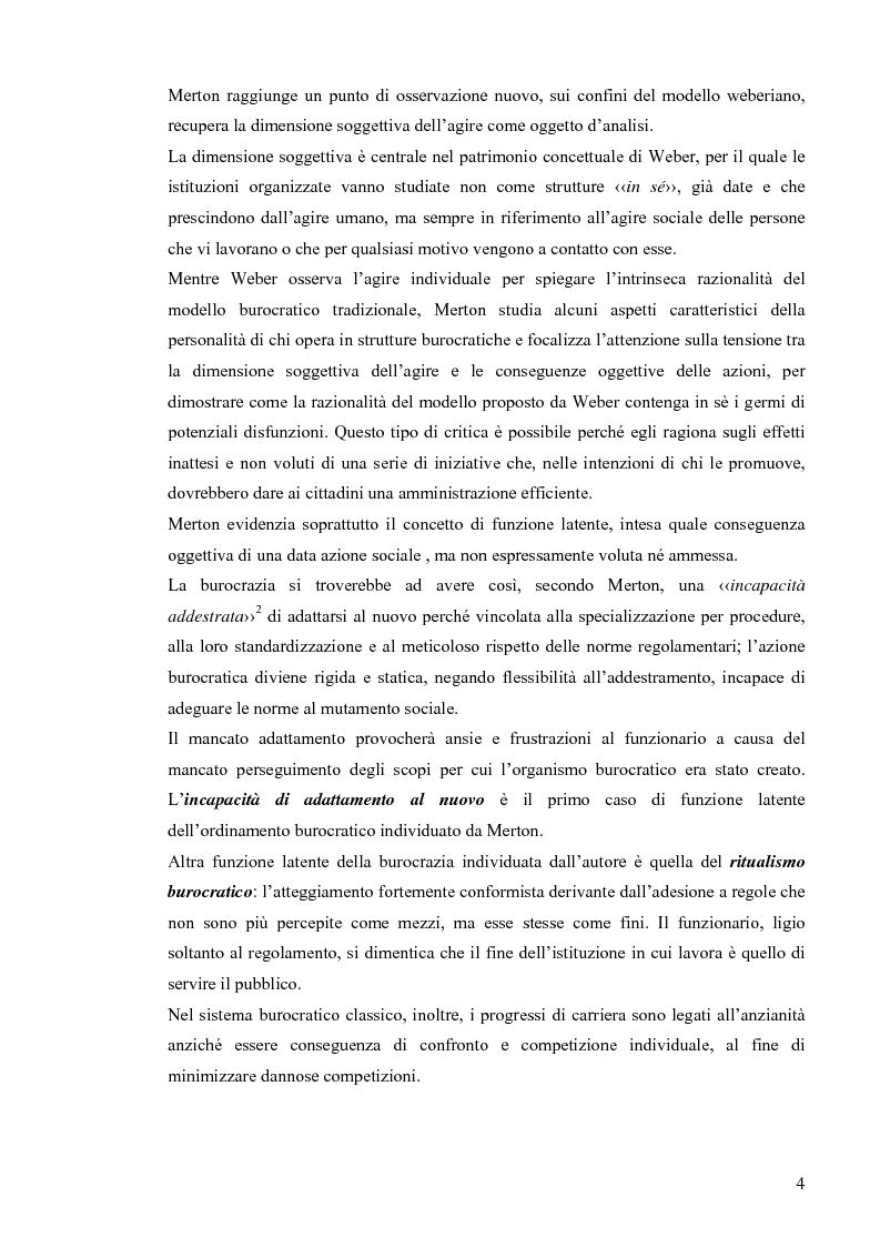 Anteprima della tesi: Comunicazione pubblica e customer satisfaction. Il caso dello Sportello del Cittadino di Spoleto, Pagina 7