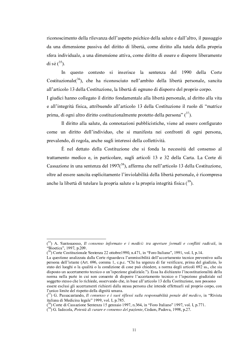 Anteprima della tesi: Il consenso informato nelle ASL della Toscana, Pagina 11