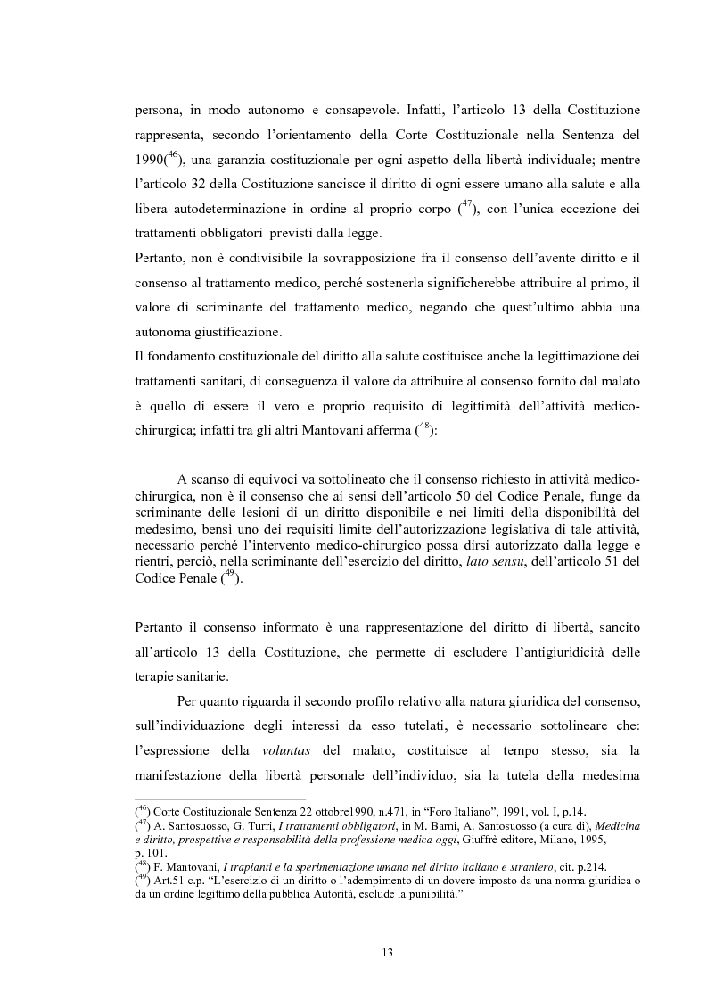 Anteprima della tesi: Il consenso informato nelle ASL della Toscana, Pagina 13