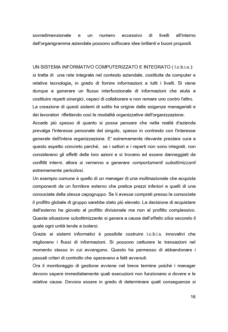 Anteprima della tesi: Contabilità direzionale e controllo di gestione nelle imprese ad elevato contenuto innovativo, Pagina 13