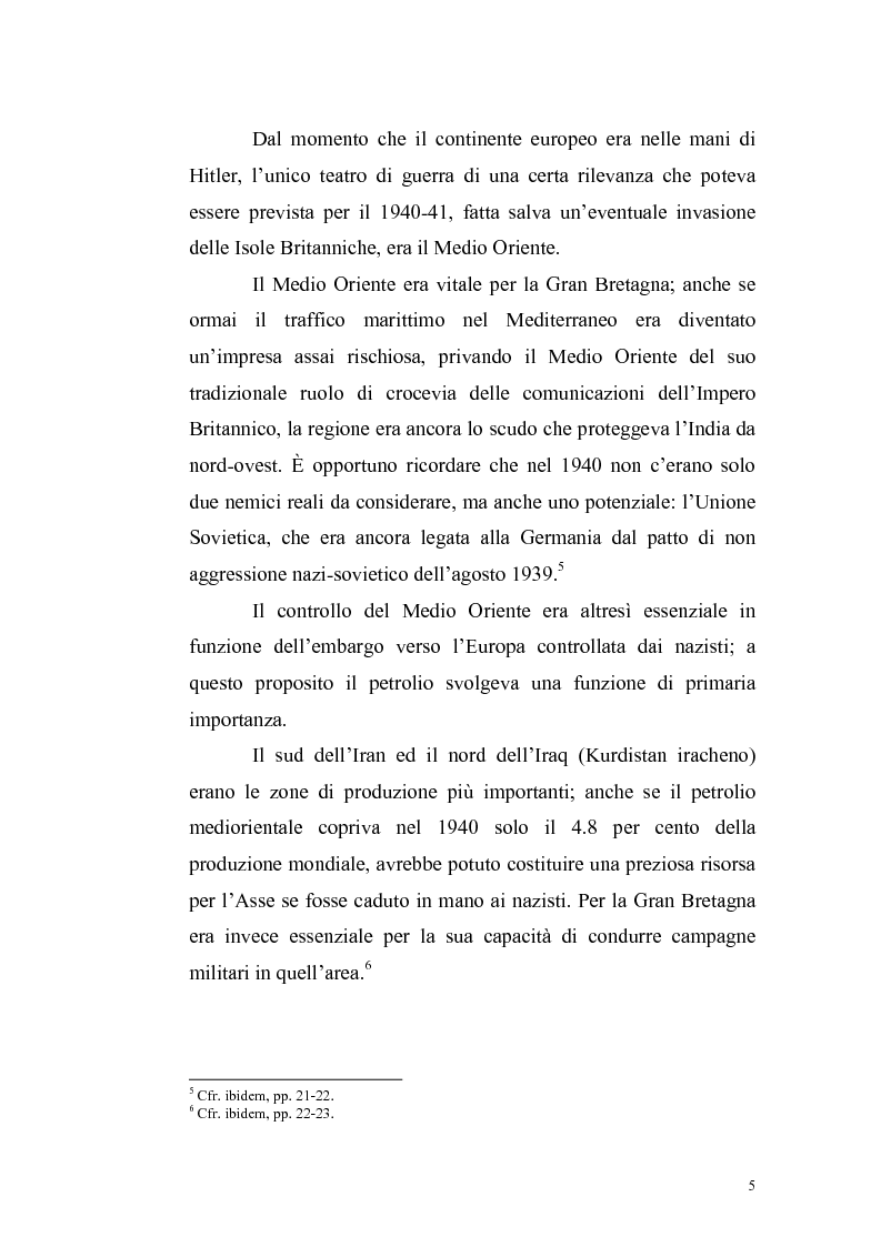 Anteprima della tesi: La crisi irachena dell'aprile-maggio 1941 nella politica della Seconda Guerra Mondiale, Pagina 3