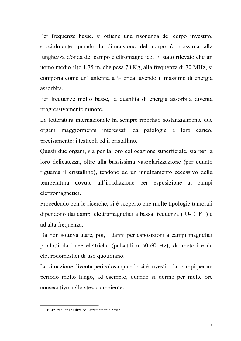 Anteprima della tesi: La risonanza naturale della cavità terrestre: possibili effetti sulla fisiopatologia umana, Pagina 8