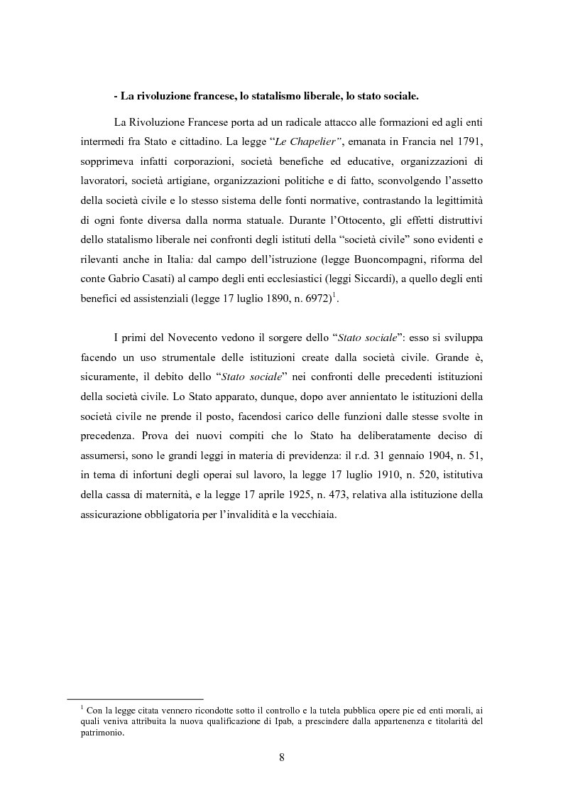 Anteprima della tesi: Le associazioni di promozione sociale, Pagina 4