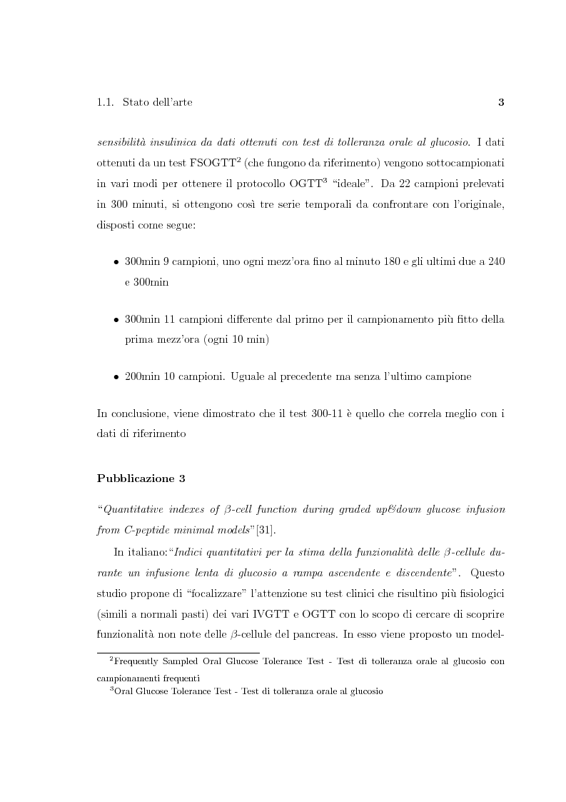 Anteprima della tesi: Modelli Del Controllo Del Glucosio Da Serie Temporali Di 24 Ore: Effetto Del Sonno, Pagina 3