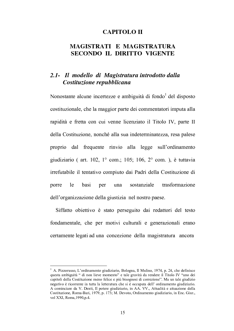 Anteprima della tesi: Organizzazione della giustizia e indipendenza del giudice, Pagina 12