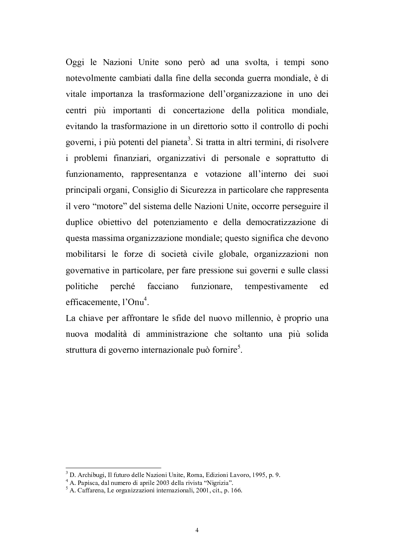 Anteprima della tesi: La riforma del Consiglio di Sicurezza delle Nazioni Unite, Pagina 2