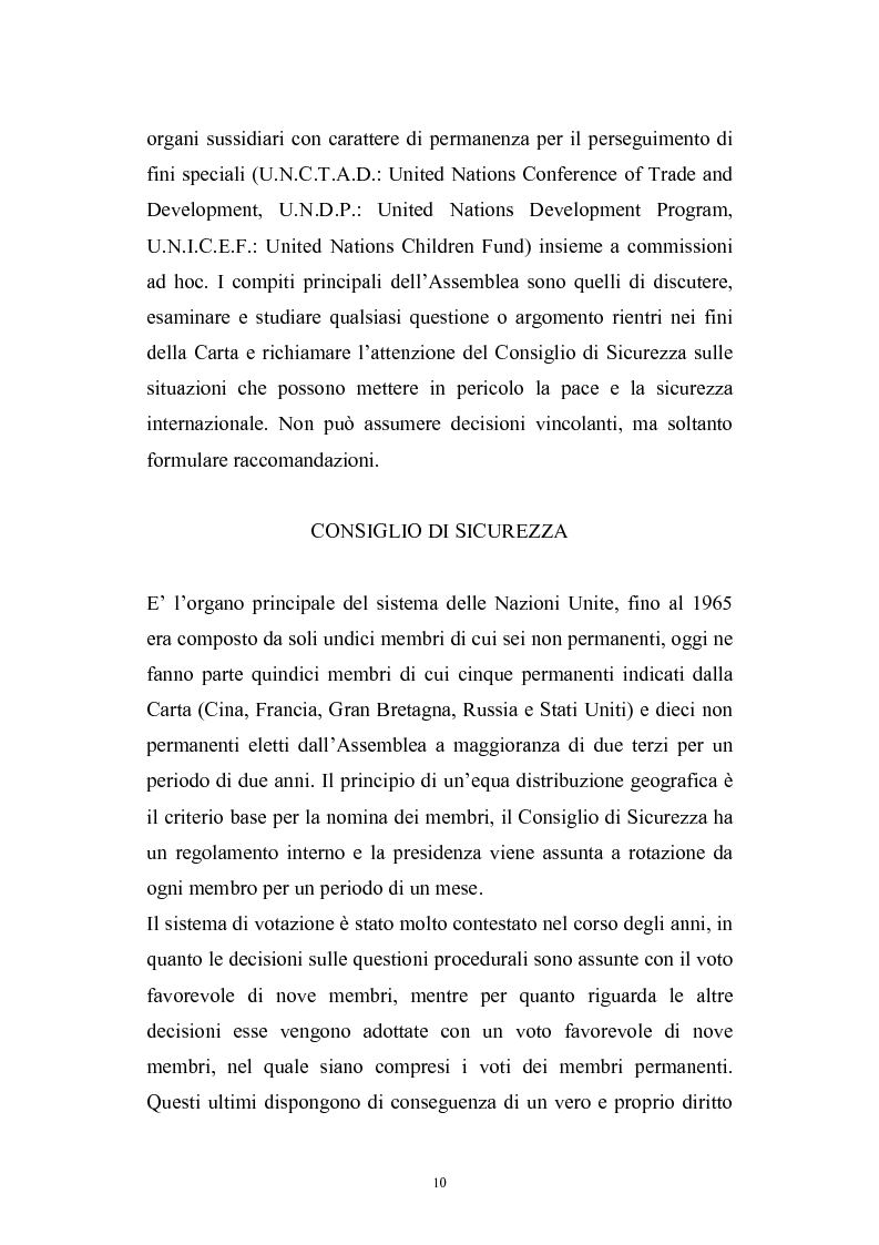 Anteprima della tesi: La riforma del Consiglio di Sicurezza delle Nazioni Unite, Pagina 8