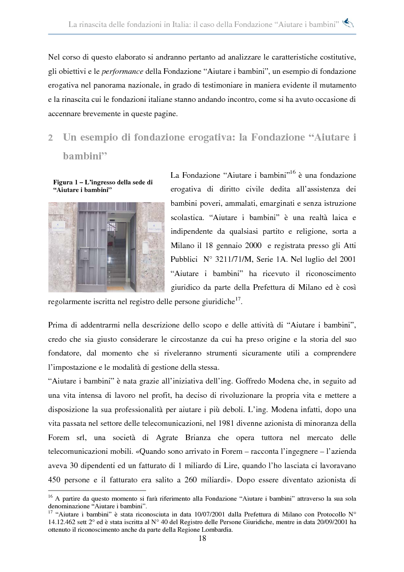 Anteprima della tesi: Forme di collaborazione interculturale. Obiettivi e performance della Fondazione ''Aiutare i bambini'', Pagina 12