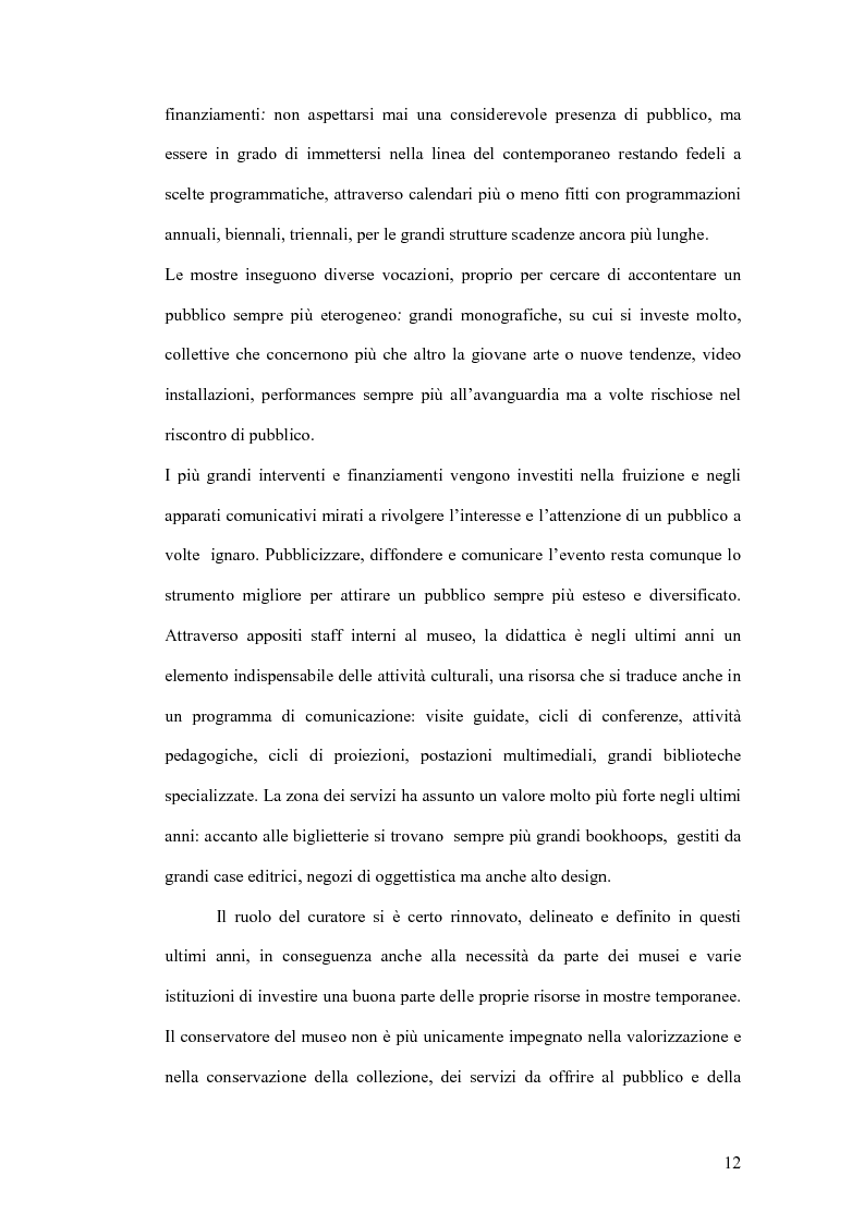 Anteprima della tesi: Fondazioni per l'arte contemporanea: verso la definizione di un modello gestionale, Pagina 10