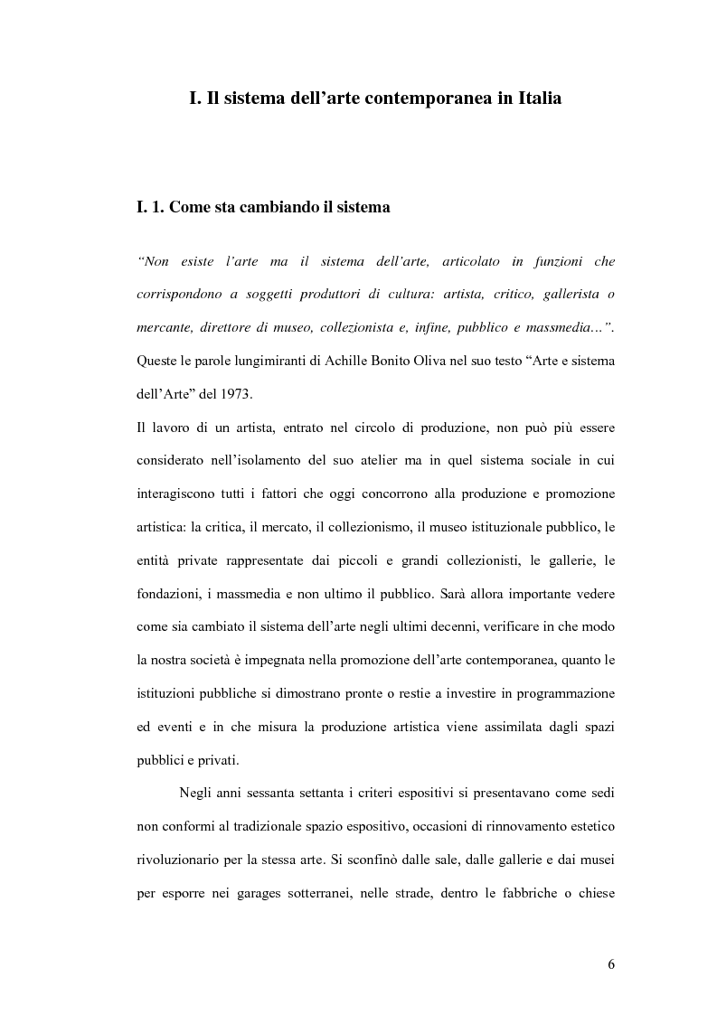 Anteprima della tesi: Fondazioni per l'arte contemporanea: verso la definizione di un modello gestionale, Pagina 4