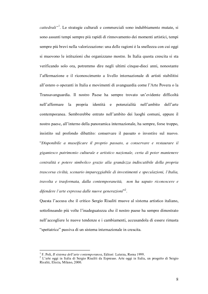 Anteprima della tesi: Fondazioni per l'arte contemporanea: verso la definizione di un modello gestionale, Pagina 6