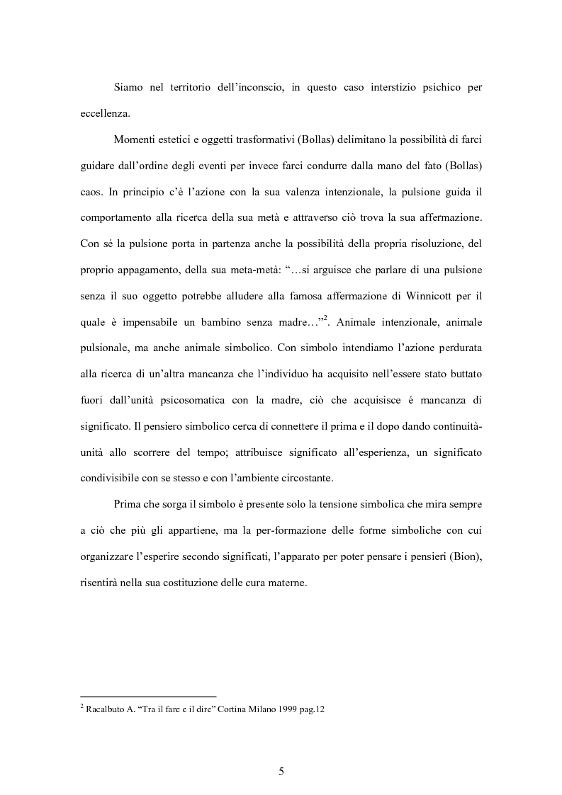 Anteprima della tesi: Tra forma e simbolo: l'inviolato in psicoanalisi, Pagina 2