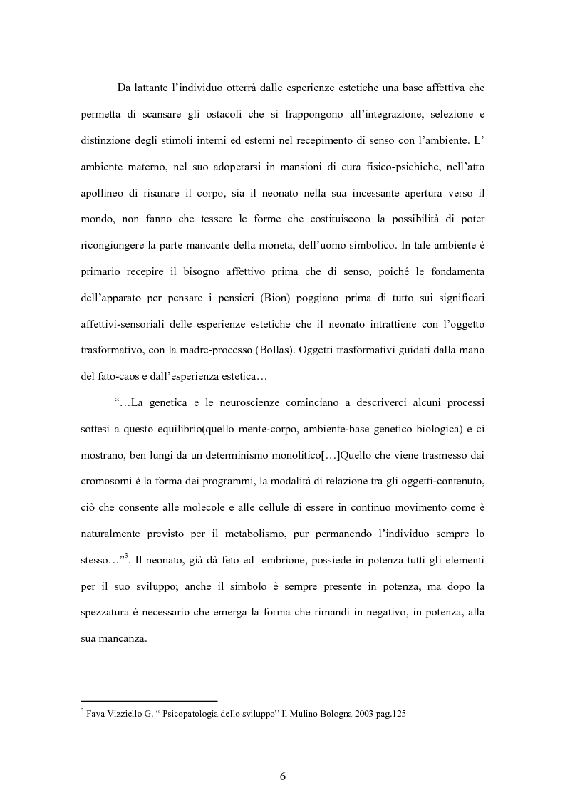 Anteprima della tesi: Tra forma e simbolo: l'inviolato in psicoanalisi, Pagina 3