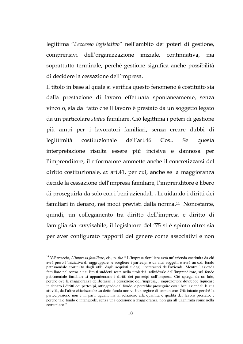 Anteprima della tesi: L'estinzione dell'impresa familiare, Pagina 10