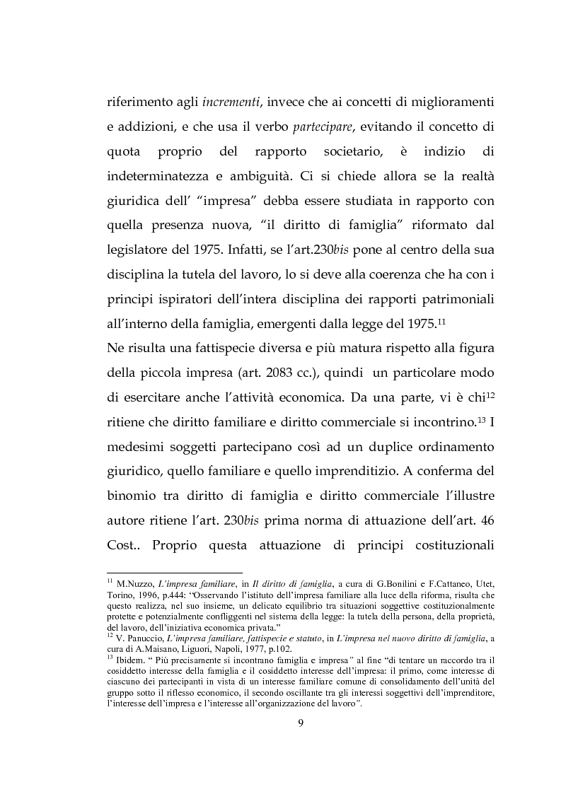 Anteprima della tesi: L'estinzione dell'impresa familiare, Pagina 9